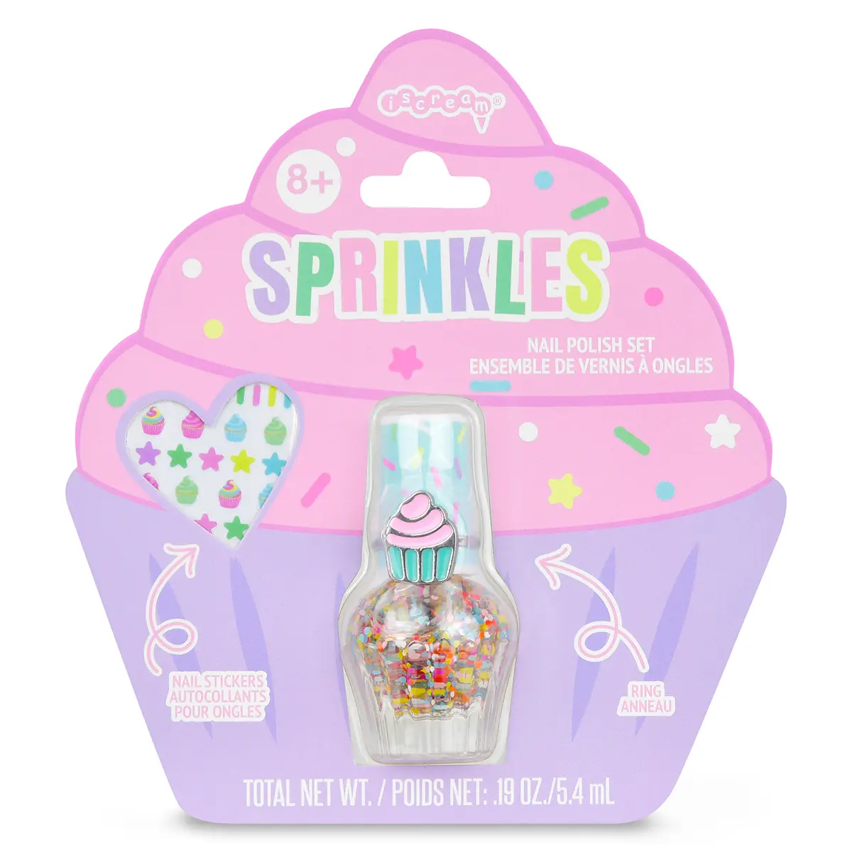 Iscream Sprinkles Nail Polish & Ring