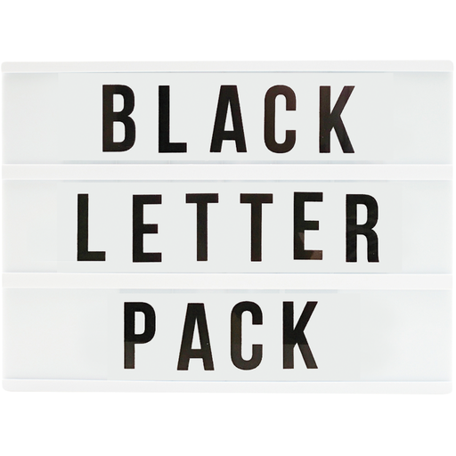 [865-050] A5 Black Letter Pack