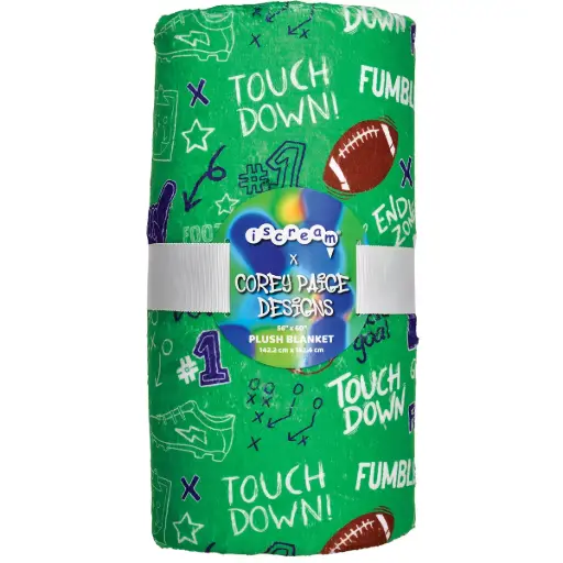 Corey Paige End Zone Plush Blanket
