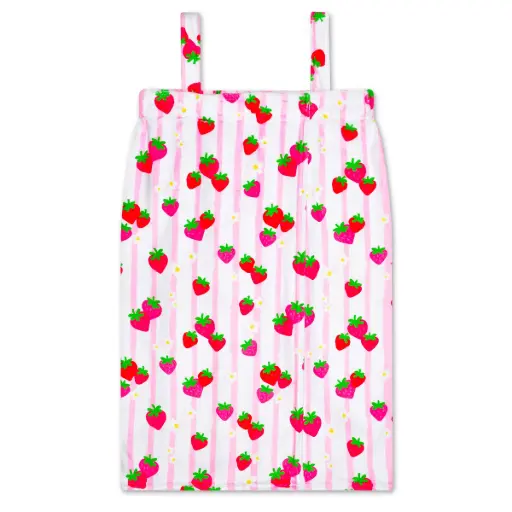 Strawberry Stripes Spa Wrap