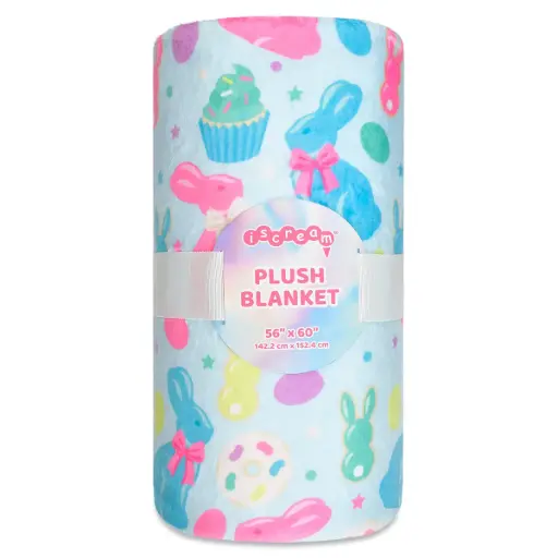 Bunny Bakery Plush Blanket
