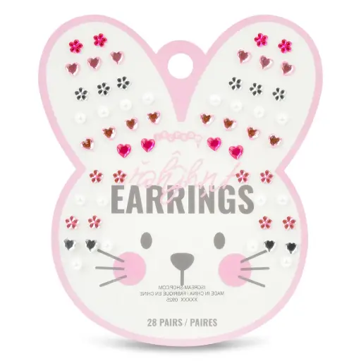 Bunny Stick On Earrings