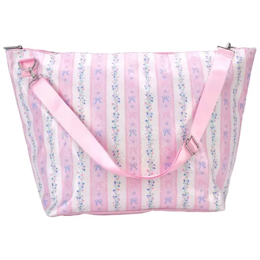 Floral Stripes Weekender Bag