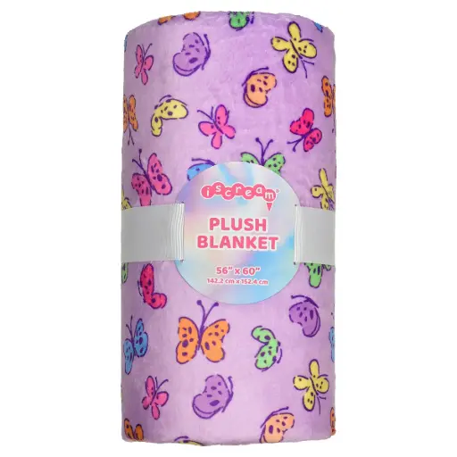 Bright Butterflies Plush Blanket