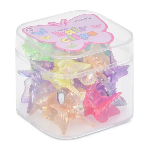 Mini Butterfly Hair Clips Set