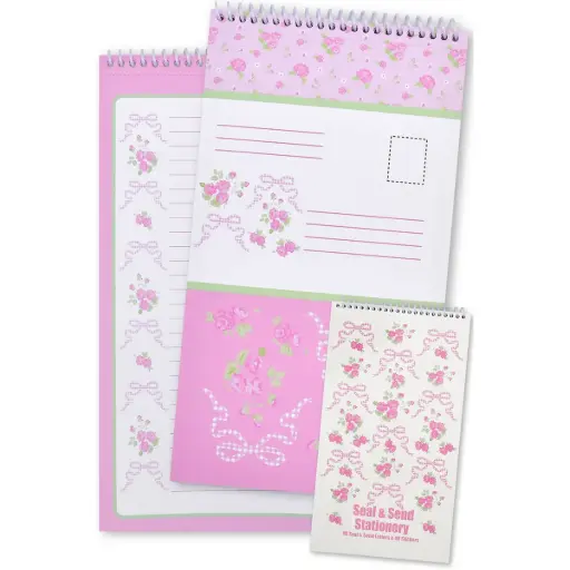 Pretty in Pink Seal & Send Stationery