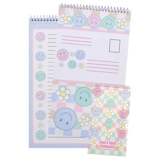 Smile Flower Seal & Send Stationery