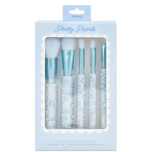 Blue Pearl Makeup Brush Set