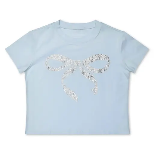 Rhinestone Bow T-Shirt