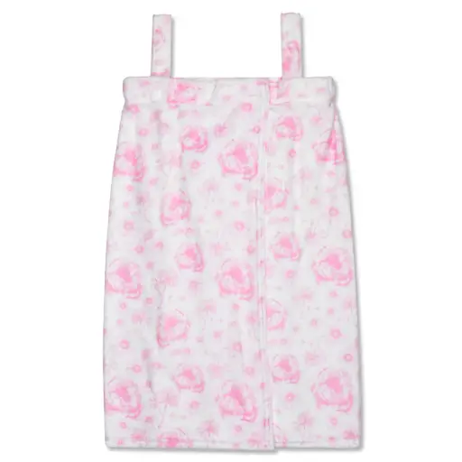 Pretty Pink Toile Spa Wrap
