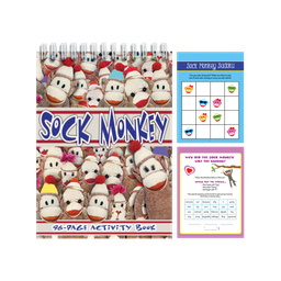 [744-153] Sock Monkey Activity Book