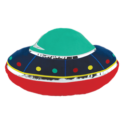 [780-1223] UFO Scented Embroidered Pillow