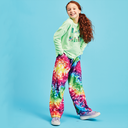 Rainbow Tie Dye Plush Pants