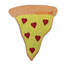[700-206] Pizza Slice Rhinestone Decals Large