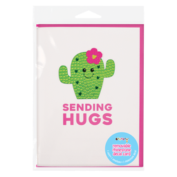 [760-1099] Cactus Rhinestone Decal Greeting Card