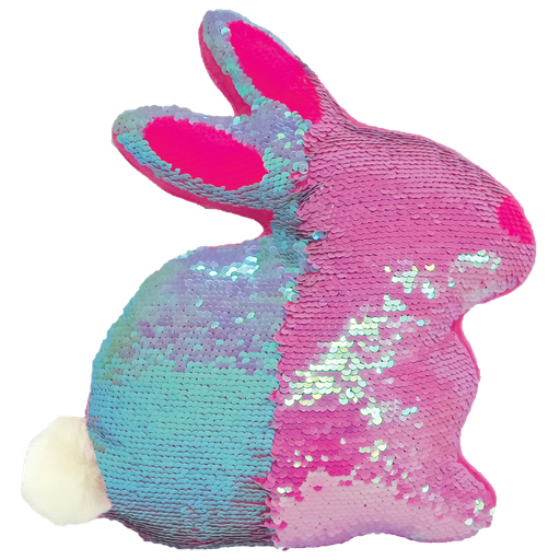Bunny Reversible Sequin Pillow