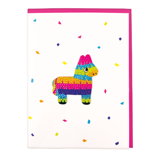 Piñata Removable Rhinestone Decal Greeting Card