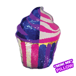 [780-929] Mini Cupcake Reversible Sequin Pillow