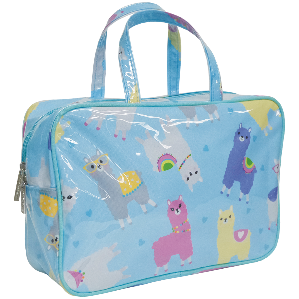Llamas Large Cosmetic Bag Iscream