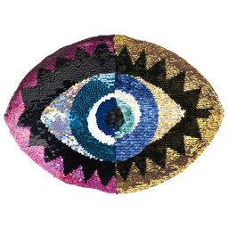 [780-1178] Eye Reversible Sequin Pillow