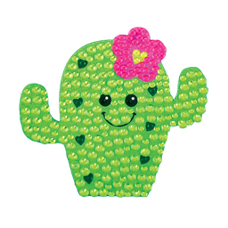 [700-266] Cactus Rhinestone Decals Small
