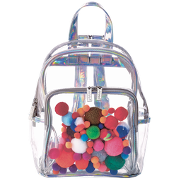 [810-882] Pom Pom Clear Backpack