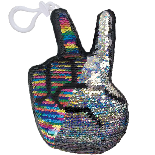 [860-527] Peace Reversible Sequin Squishem