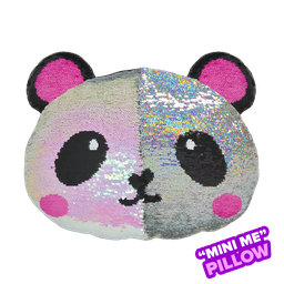 [780-928] Mini Panda Reversible Sequin Pillow