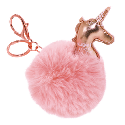 Unicorn Pom Pom Keychain – mBell-ish